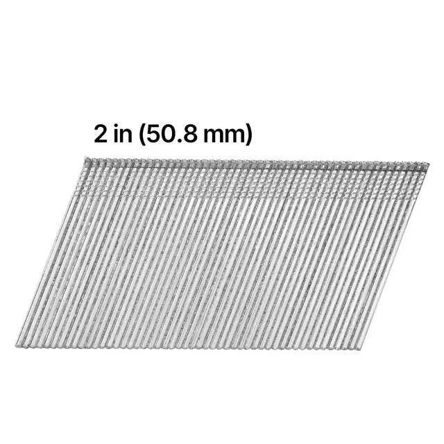 Alt view image 6 of 6 - KFFKFF 16 Gauge Angled Finish Nails, 2-Inch Galvanized, 2000-Count, 20-Degree Heavy-Duty Brad Nails with Anti-Rust Coating, Compatible with 16GA 20° Angled Nailers