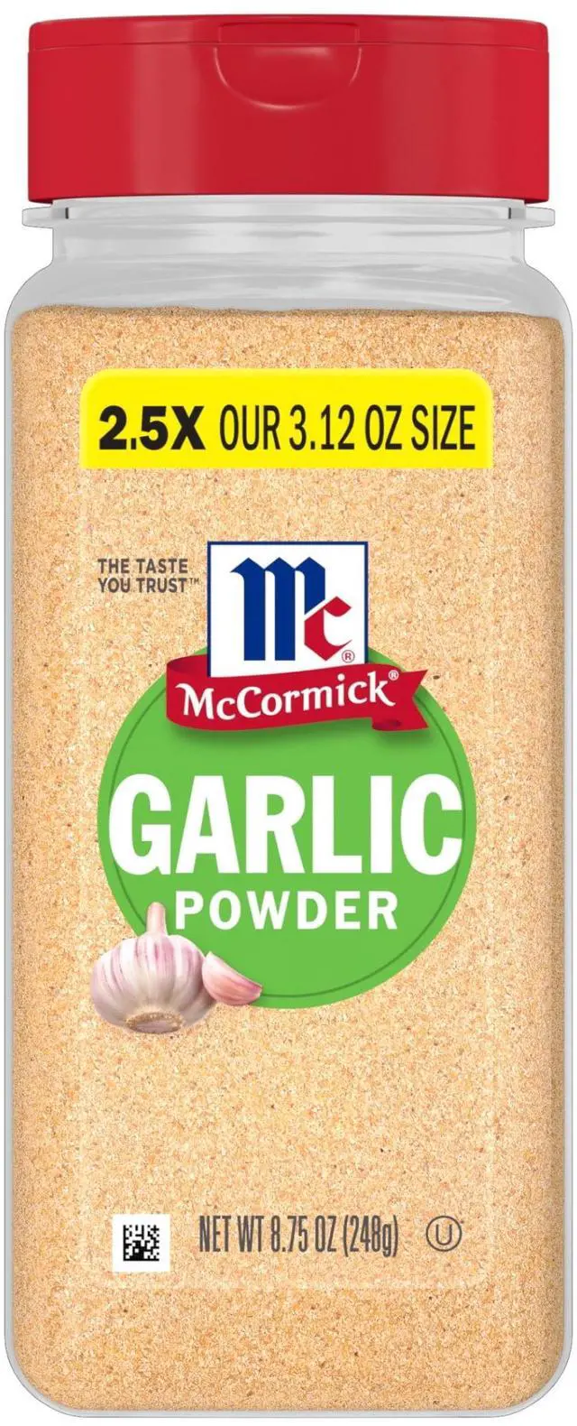 Main image of McCormick Kosher Garlic Powder, 8.75 oz Bottle