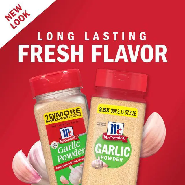 Alt view image 6 of 6 - McCormick Kosher Garlic Powder, 8.75 oz Bottle