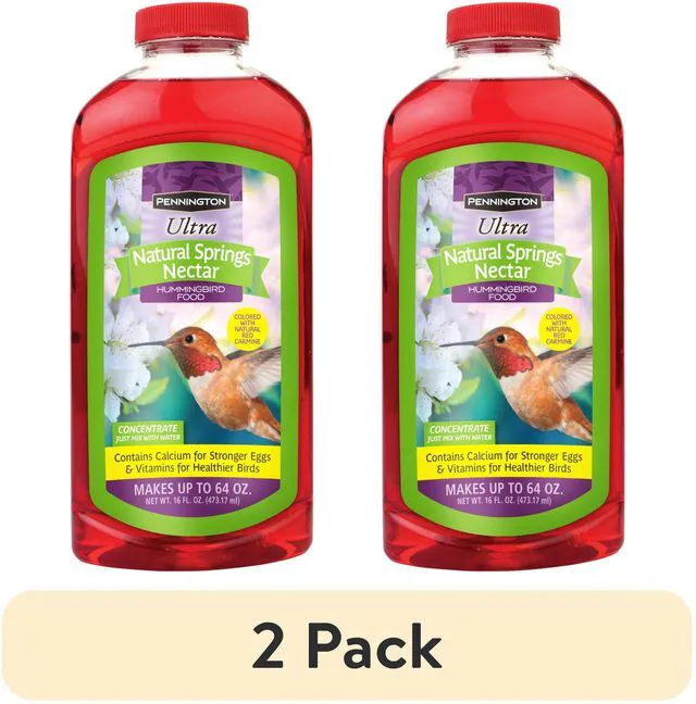 Main image of Pennington Hummingbird Nectar Concentrated Sweet Hummingbird Food Liquid, No Artificial Dye, 16 oz, 2 Pack, 1 Pack, All Lifestages