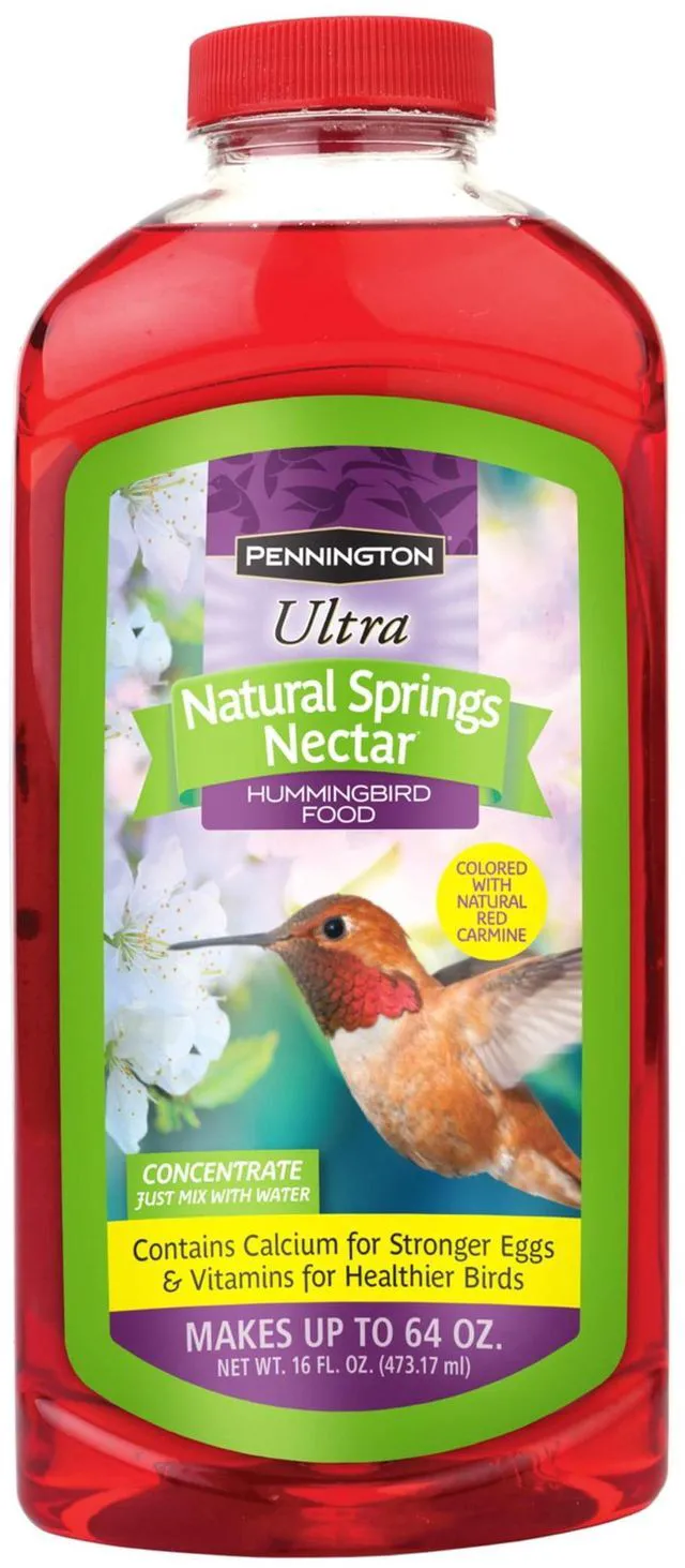 Alt view image 3 of 6 - Pennington Hummingbird Nectar Concentrated Sweet Hummingbird Food Liquid, No Artificial Dye, 16 oz, 2 Pack, 1 Pack, All Lifestages