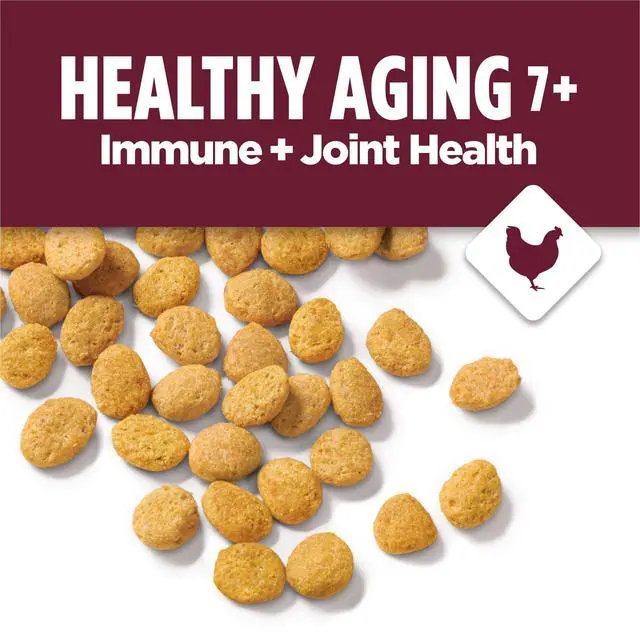 Alt view image 2 of 5 - Purina Cat Chow Healthy Aging 7+ Senior Dry Cat Food, Chicken, 3.15 lb. Bag