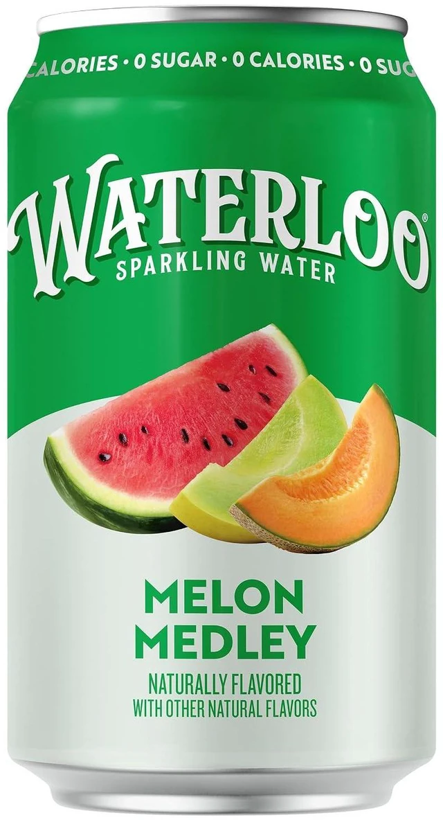 Alt view image 2 of 6 - Waterloo Sparkling Water Melon Medley 12 Fl Oz Cans (Pack of 12)