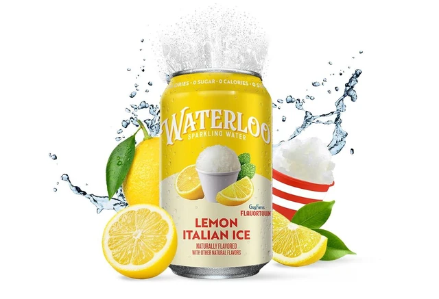 Alt view image 2 of 6 - Waterloo Sparkling Water Lemon Italian Ice, 12 Fl Oz Cans, 12-Pack