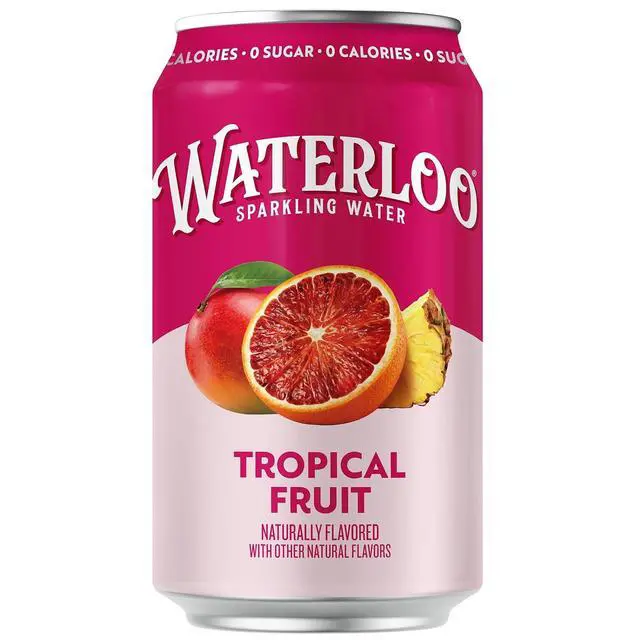 Alt view image 6 of 6 - Waterloo Sparkling Water Tropical Fruit, 12 Fl Oz Cans, Pack of 12