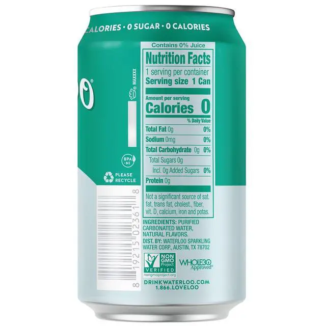 Alt view image 2 of 6 - Waterloo Sparkling Water Guava Berry 12 Fl Oz Cans Pack of 12
