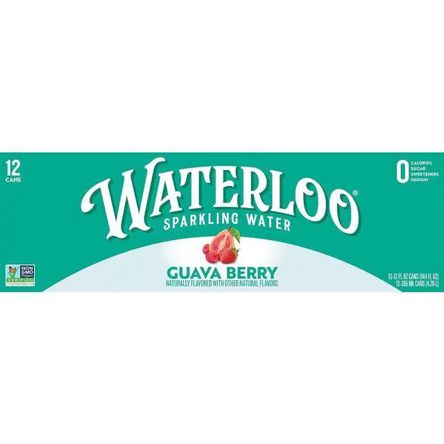 Alt view image 5 of 6 - Waterloo Sparkling Water Guava Berry 12 Fl Oz Cans Pack of 12