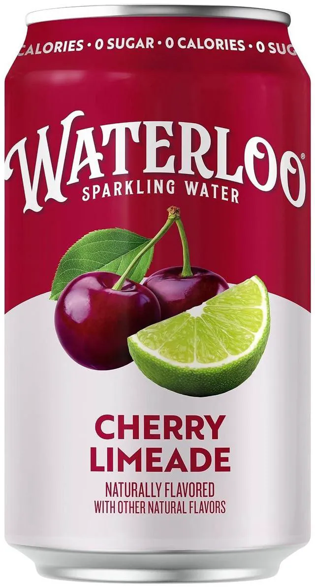 Alt view image 3 of 6 - Waterloo Sparkling Water Cherry Limeade 12 Fl Oz Cans (Pack of 12)