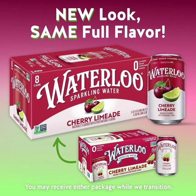 Alt view image 4 of 6 - Waterloo Sparkling Water Cherry Limeade 12 Fl Oz Cans (Pack of 12)