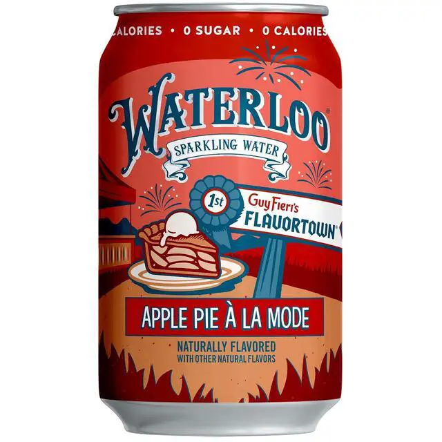 Alt view image 5 of 7 - Waterloo Sparkling Water Apple Pie A La Mode, 12 Fl Oz Cans (Pack of 12)