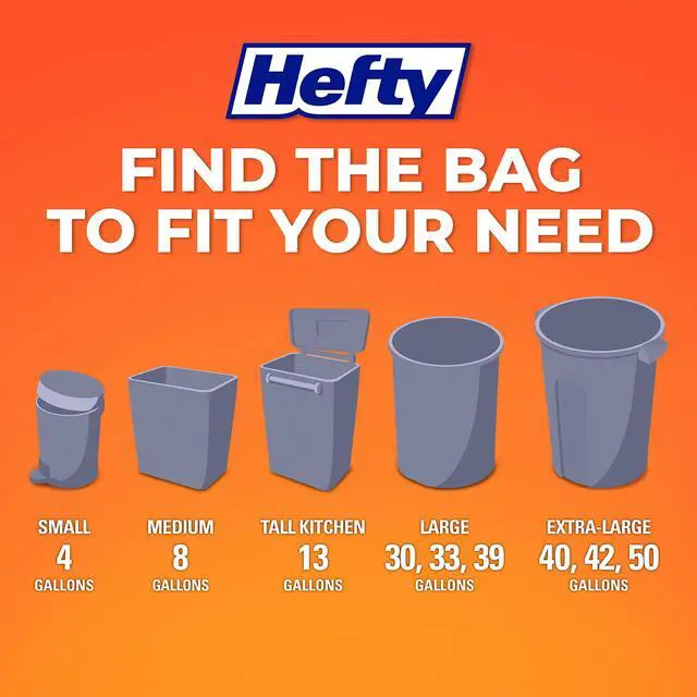 Alt view image 3 of 6 - Hefty 8-Gallon Medium White Trash Bags, Fabuloso Lavender Scent, 26 Count