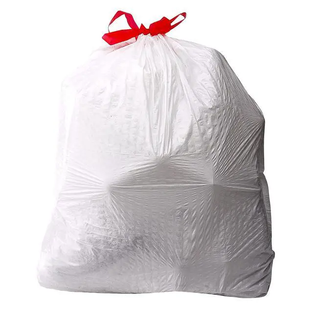 Alt view image 3 of 6 - Basics Flextra Strength Tall Kitchen Drawstring Trash Bags, Fresh Scent, Tear Resistant, 13 Gallon, 50 Count