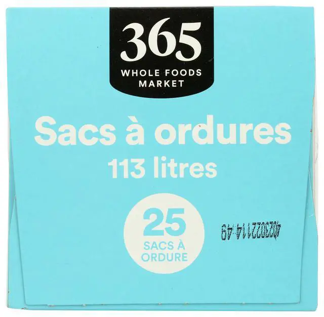 Alt view image 4 of 6 - Flextra Strength Drawstring Trash Bags, 30 Gallon, 25 Count, 365 by Whole Foods Market