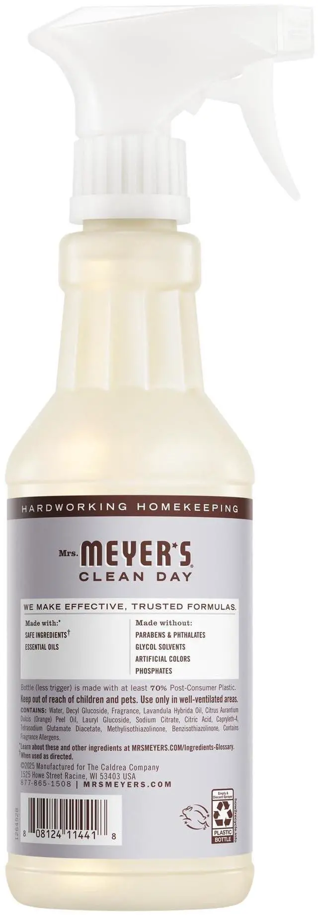 Alt view image 6 of 6 - MRS. MEYER'S CLEAN DAY Lavender All-Purpose Cleaner Spray, 16 fl. oz