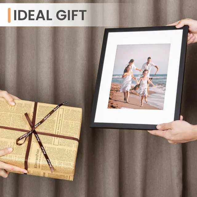 Alt view image 2 of 6 - upsimples 11x14 Picture Frame, Black, Wall Decor Photo Frame, 1 Pack