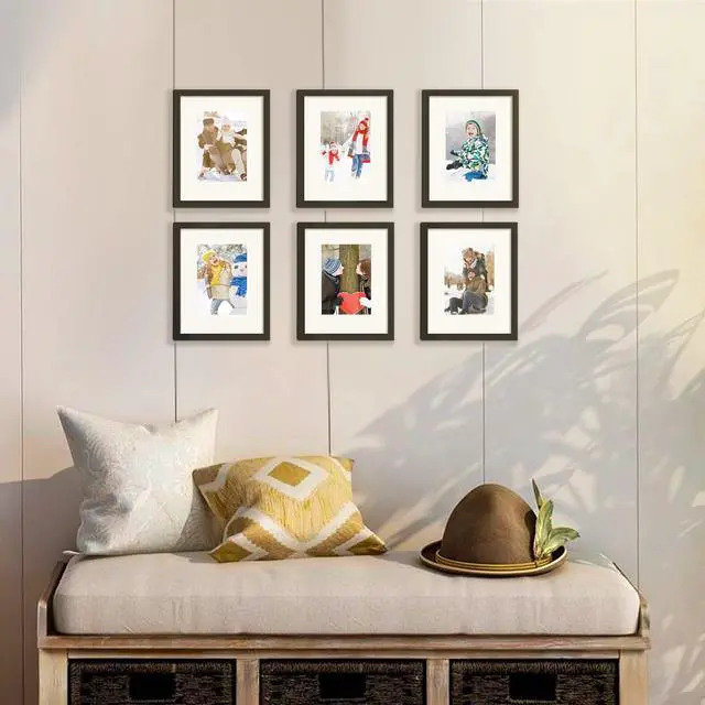 Alt view image 2 of 6 - upsimples Black 8x10 Picture Frame, Wall Decor Photo Frames, 1 Pack