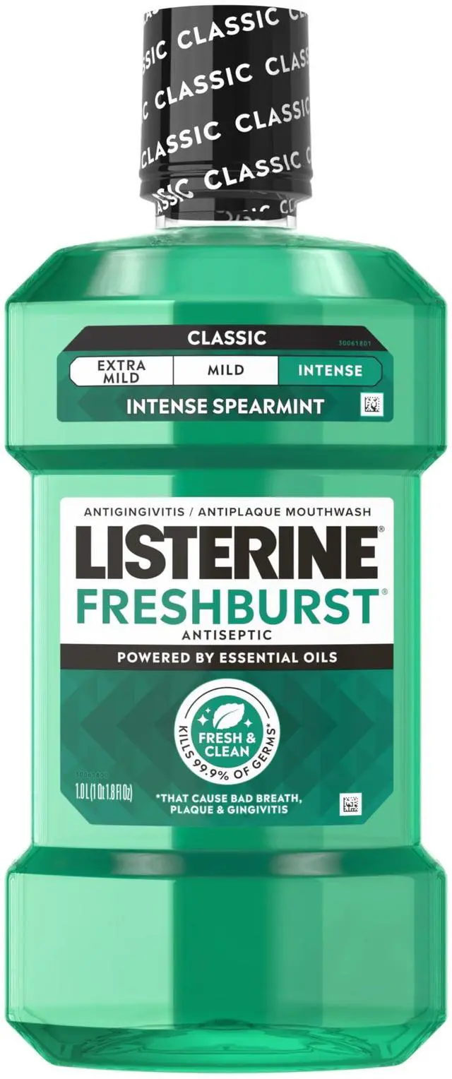 Main image of Listerine Freshburst Antiseptic Mouthwash Spearmint 33.8 fl oz/1L