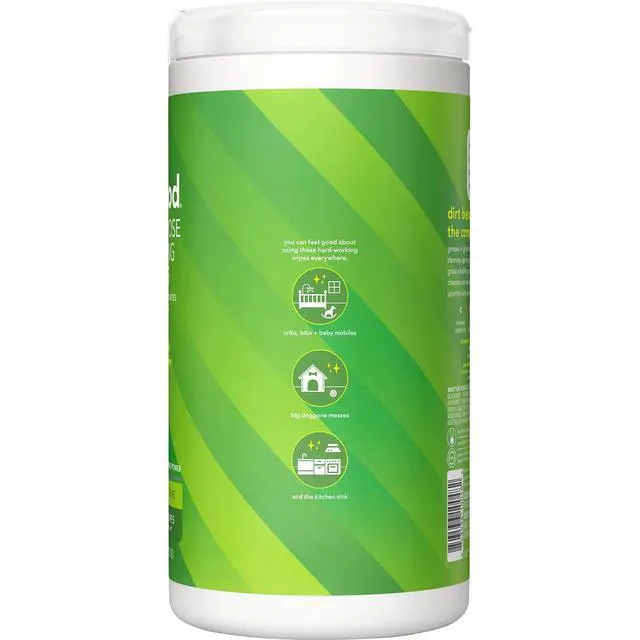 Alt view image 5 of 6 - Method All Purpose Cleaning Wipes, Lime & Sea Salt, 70 CT