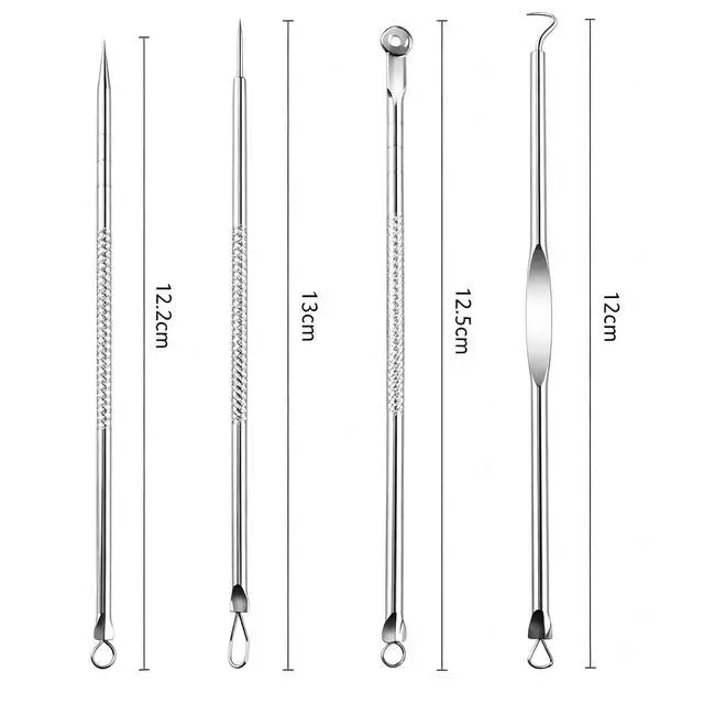 Alt view image 4 of 7 - Blackhead Remover, Pimple Comedone Extractor Tool - Best Acne Removal Kit