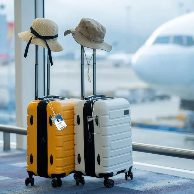 Alt view image 5 of 7 - 10 Pack Luggage Bag Tag Holders with 10 Pack Luggage Loops Straps