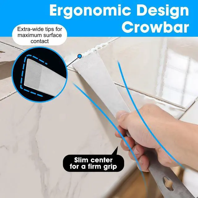 Alt view image 4 of 7 - 3-In-1 10IN Pry Bar Crowbar for Prying, Scraping, Lifting, Pulling