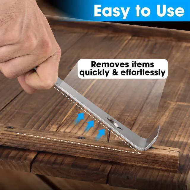 Alt view image 7 of 7 - 3-In-1 10IN Pry Bar Crowbar for Prying, Scraping, Lifting, Pulling