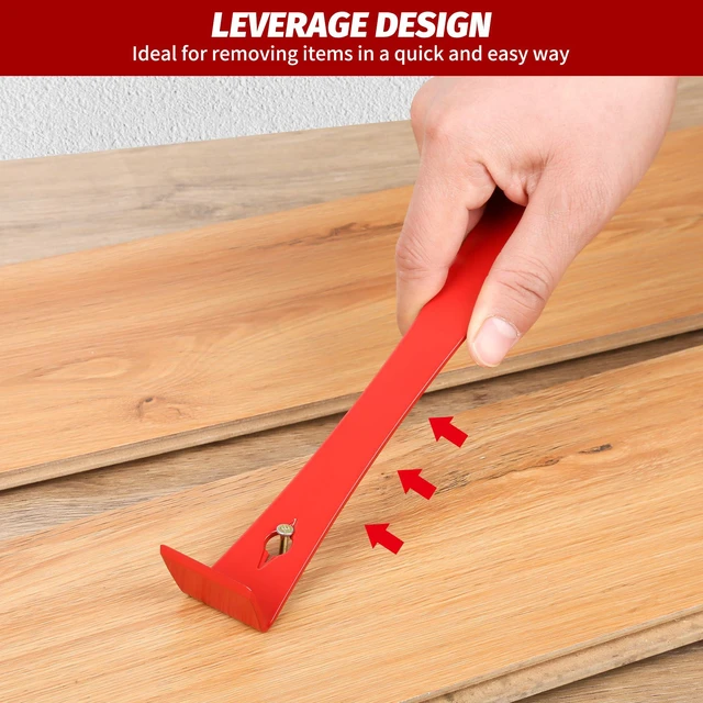 Alt view image 2 of 6 - TOOLEAGUE 3Pcs Mini Flat Pry Bar Set, Bee Hive Tool