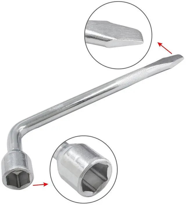Alt view image 2 of 5 - Piutouyar Heavy Duty 21mm Car Spare Tire Lug Wrench
