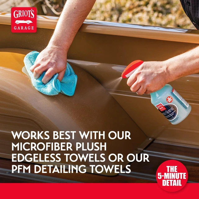 Alt view image 5 of 6 - Griot's Garage Speed Shine 22 oz Quick Detailer for Car Detailing, All Exterior Surfaces, Trim and Wheels, Provides a Glossy Finish, Model 10950