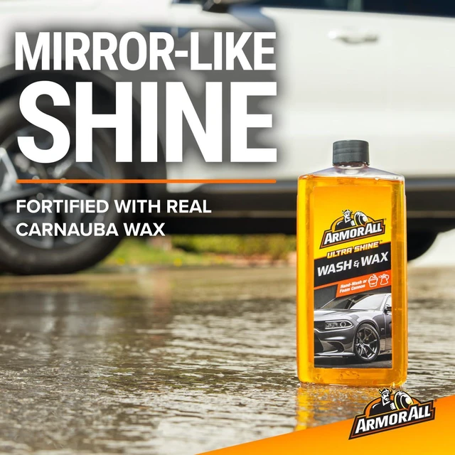 Alt view image 7 of 7 - Armor All Ultra Shine Car Wash and Wax 16 Fl Oz, Car Wax and Cleaner for Cars, Trucks and Motorcycles