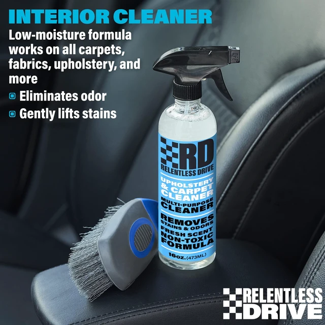 Alt view image 2 of 6 - Relentless Drive Car Carpet & Upholstery Cleaner Kit - Seat Cleaner
