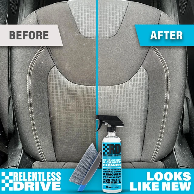Alt view image 3 of 6 - Relentless Drive Car Carpet & Upholstery Cleaner Kit - Seat Cleaner