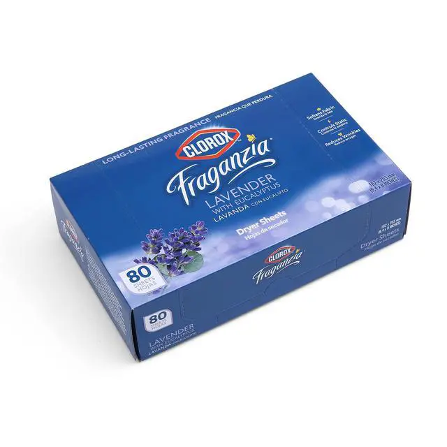 Alt view image 4 of 7 - Clorox Fraganzia Dryer Sheets Lavender Eucalyptus 80 Count