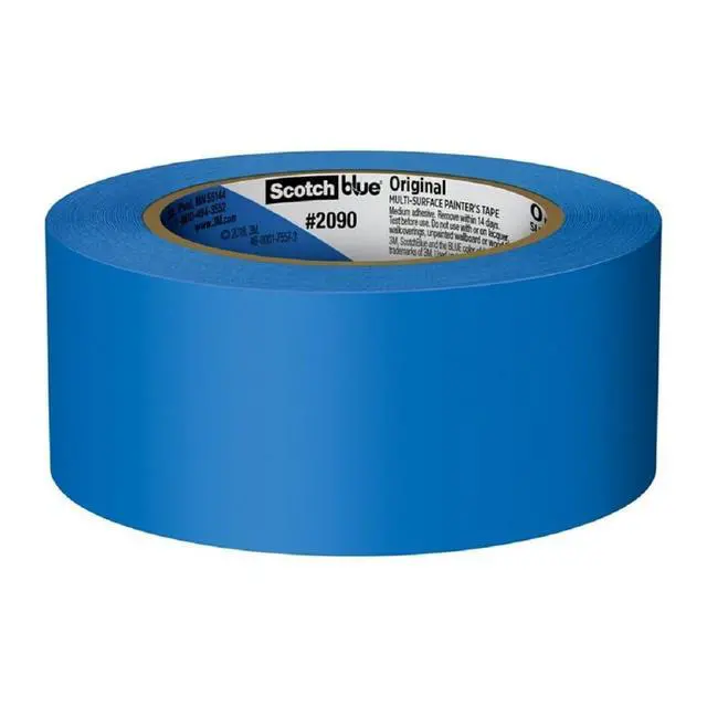 Alt view image 2 of 4 - ScotchBlue Original Multi-Surface Painters Tape, 1 Roll, 2 Inch Wide (1.88 in. x 60 Yds), Blue Paint Tape, Protects Surfaces & Removes Easily, Masking Tape for Indoor and