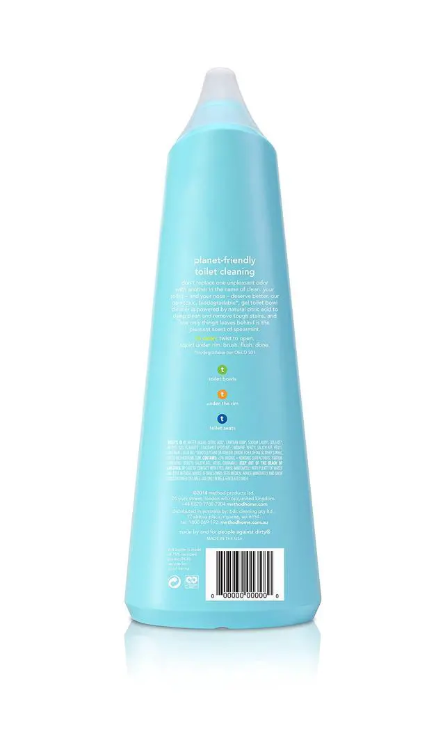 Alt view image 2 of 5 - method Spearmint Antibacterial Toilet Bowl Cleaner, 24 fl oz