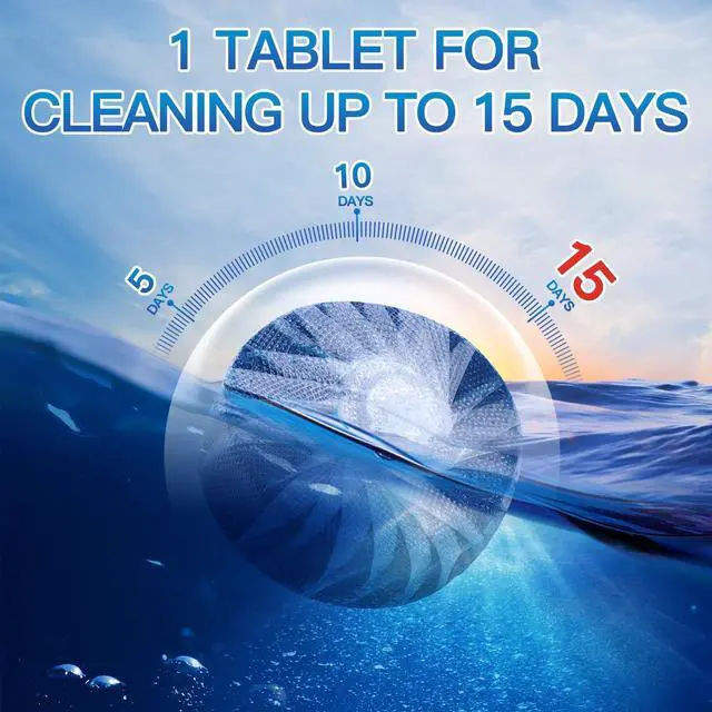 Alt view image 3 of 5 - Vacplus 12-Pack Toilet Bowl Cleaner Tablets, Auto Cleaning, Long-Lasting