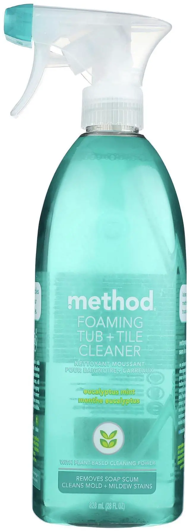 Main image of Method Foaming Tub and Tile Cleaner, Eucalyptus Mint, 28 fl oz