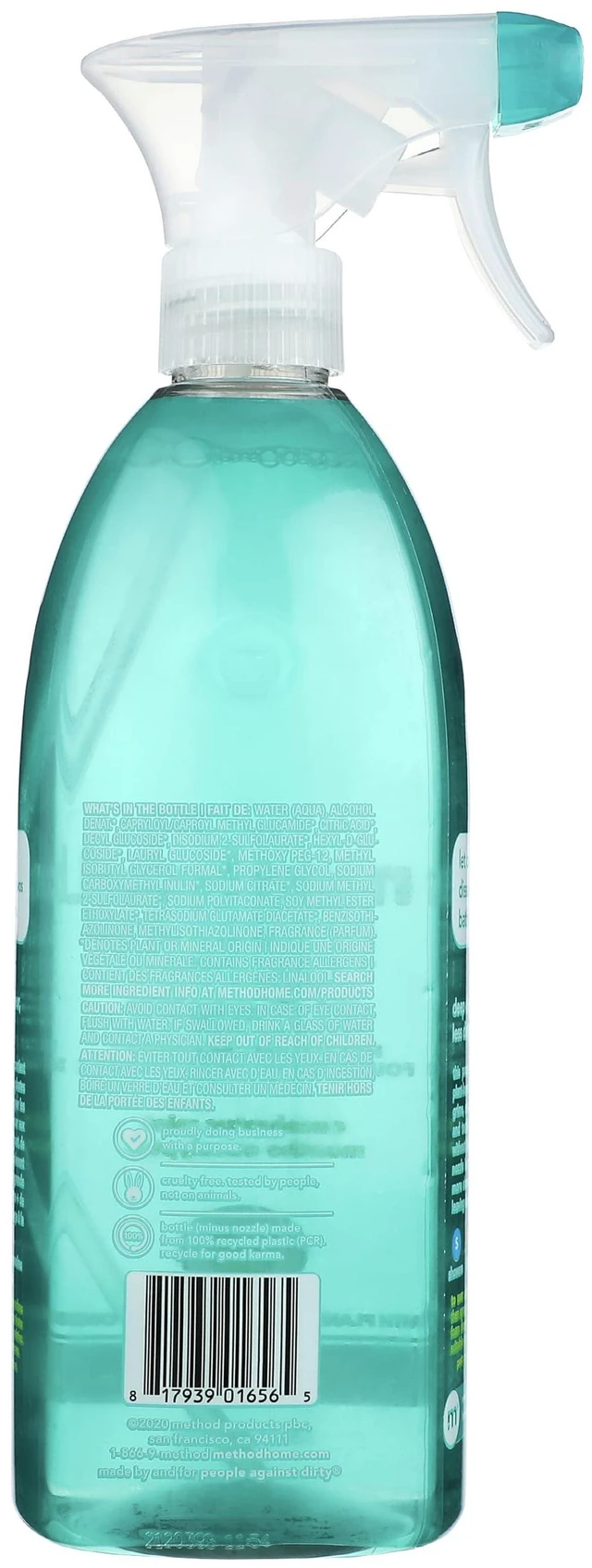 Alt view image 4 of 7 - Method Foaming Tub and Tile Cleaner, Eucalyptus Mint, 28 fl oz