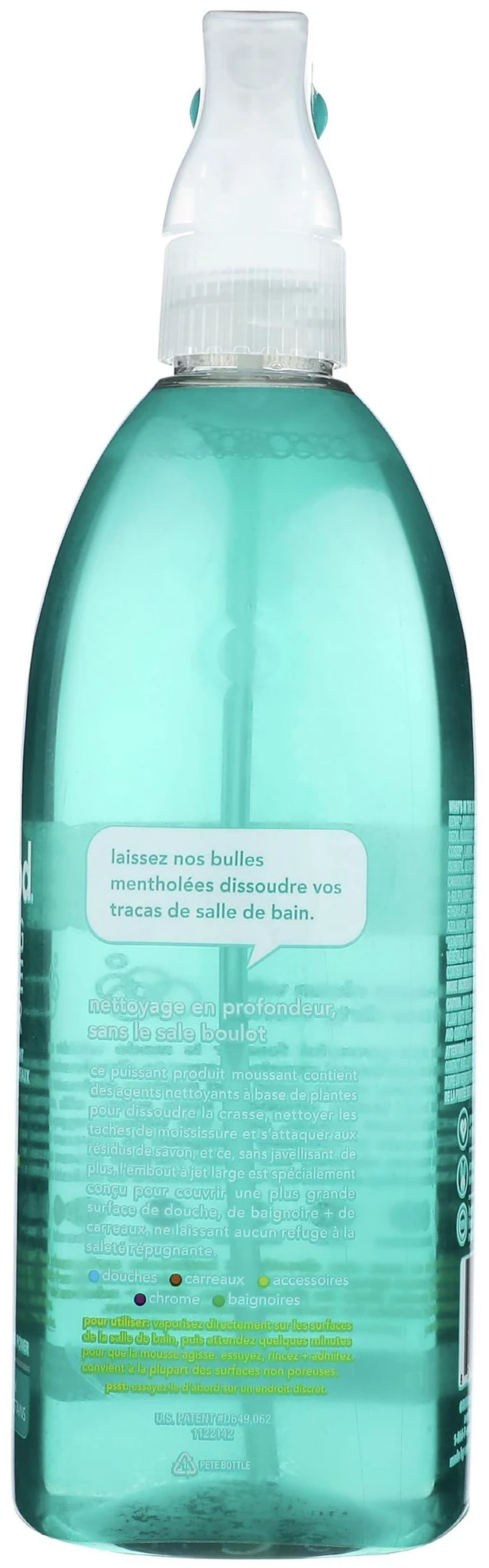 Alt view image 7 of 7 - Method Foaming Tub and Tile Cleaner, Eucalyptus Mint, 28 fl oz