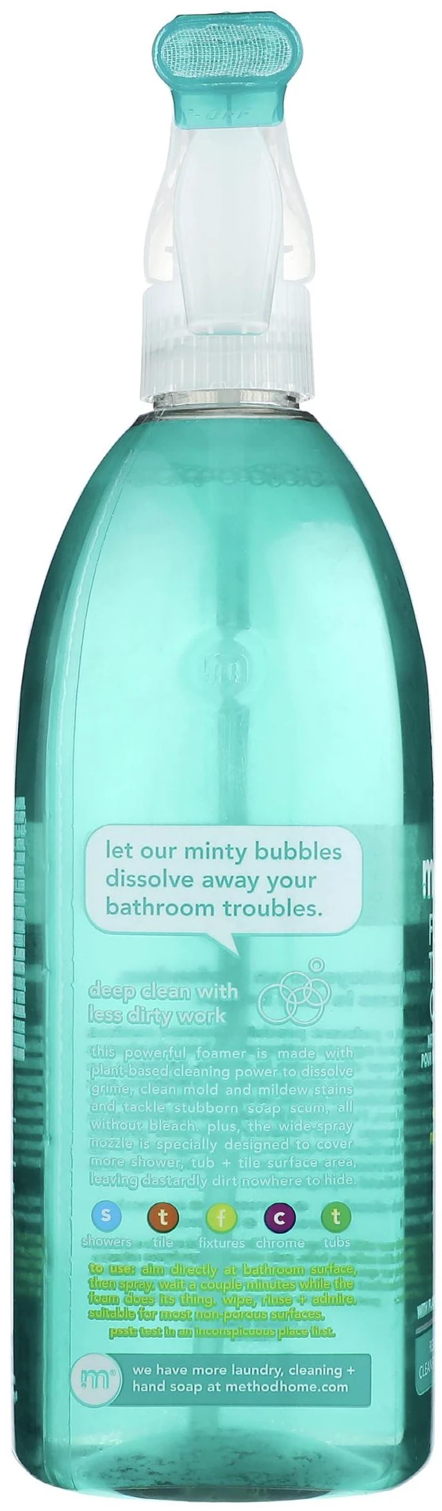 Alt view image 2 of 7 - Method Foaming Tub and Tile Cleaner, Eucalyptus Mint, 28 fl oz