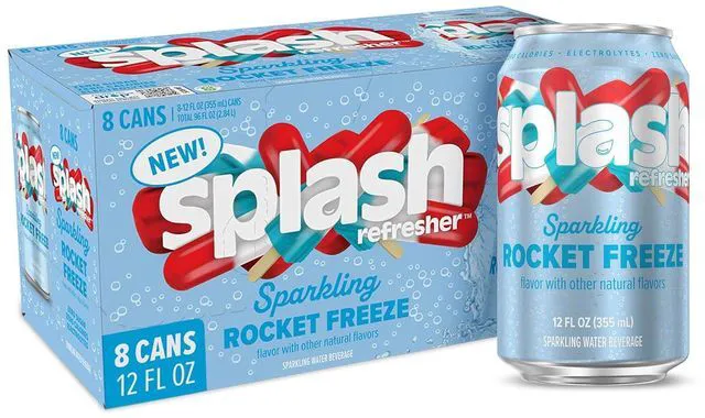 Main image of SPLASH REFRESHER Flavored Sparkling Water in Cans, 12 Fl Oz, 8 Pack