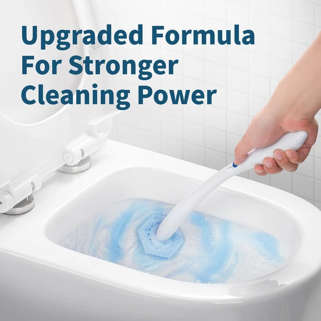 Alt view image 3 of 6 - Disposable Toilet Brush Head Refills (20 Count) Compatible with Clorox Toilet Wand, Wand Not Included