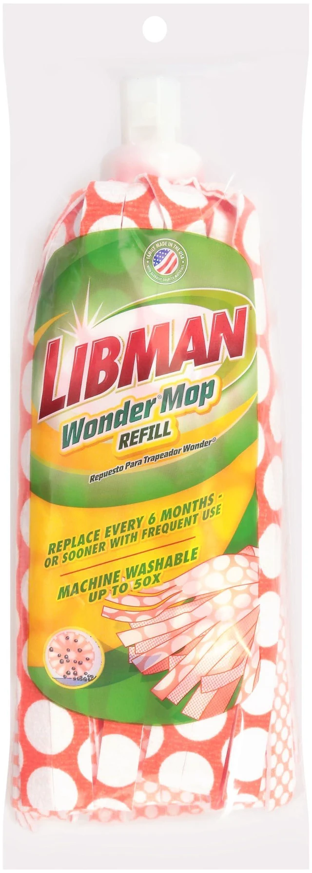 Main image of Libman Wonder Microfiber Mop Refill 7 in. - 1 Each