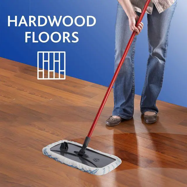 Alt view image 4 of 6 - O-Cedar Microfiber Mop Refill for Hardwood Floor 'N More