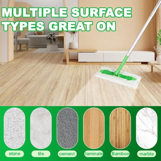 Alt view image 4 of 6 - Heavy Duty Dry Cloths Pads for Swiffer Sweeper Mop, 30 Count