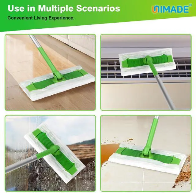 Alt view image 2 of 7 - UNIMADE Dry Sweeping Cloths Mop Refills, 52 Count