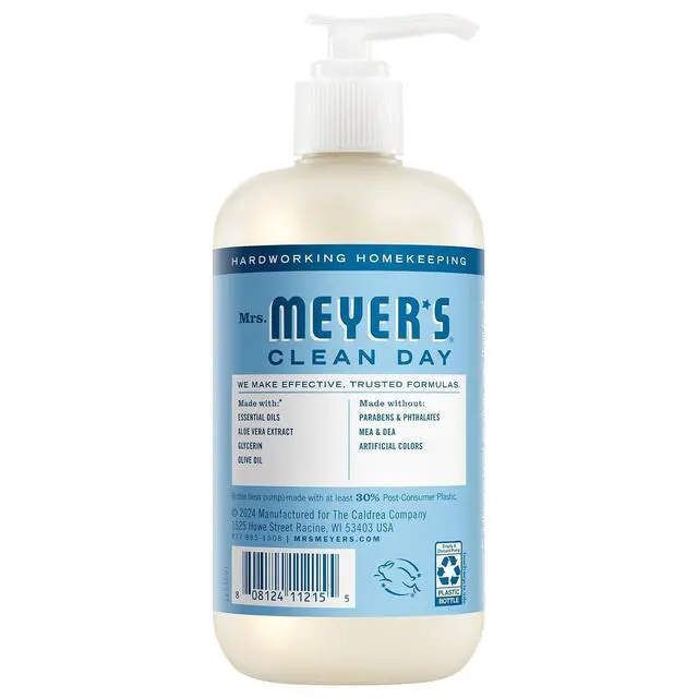 Alt view image 2 of 6 - Mrs. Meyer's Clean Day Hand Soap Rain Water Scent 12.5 Fl Oz