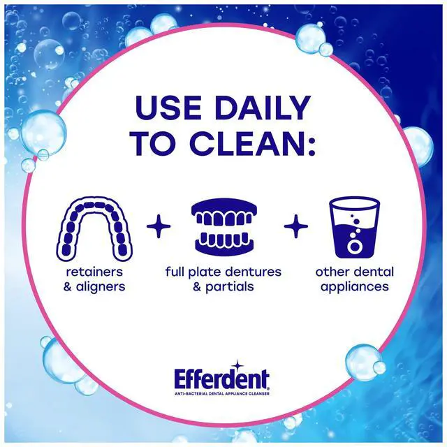 Alt view image 5 of 6 - Efferdent Complete Clean Denture Cleaner Tablets, 126 Count