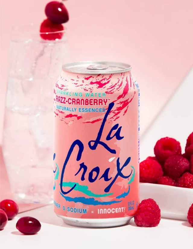 Alt view image 4 of 6 - La Croix Razz-Cranberry Sparkling Water, 12 Fl Oz, Pack of 8
