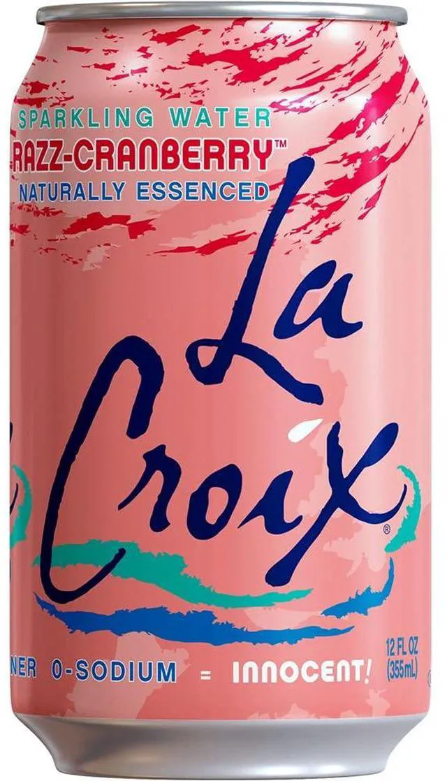 Alt view image 2 of 6 - La Croix Razz-Cranberry Sparkling Water, 12 Fl Oz, Pack of 8